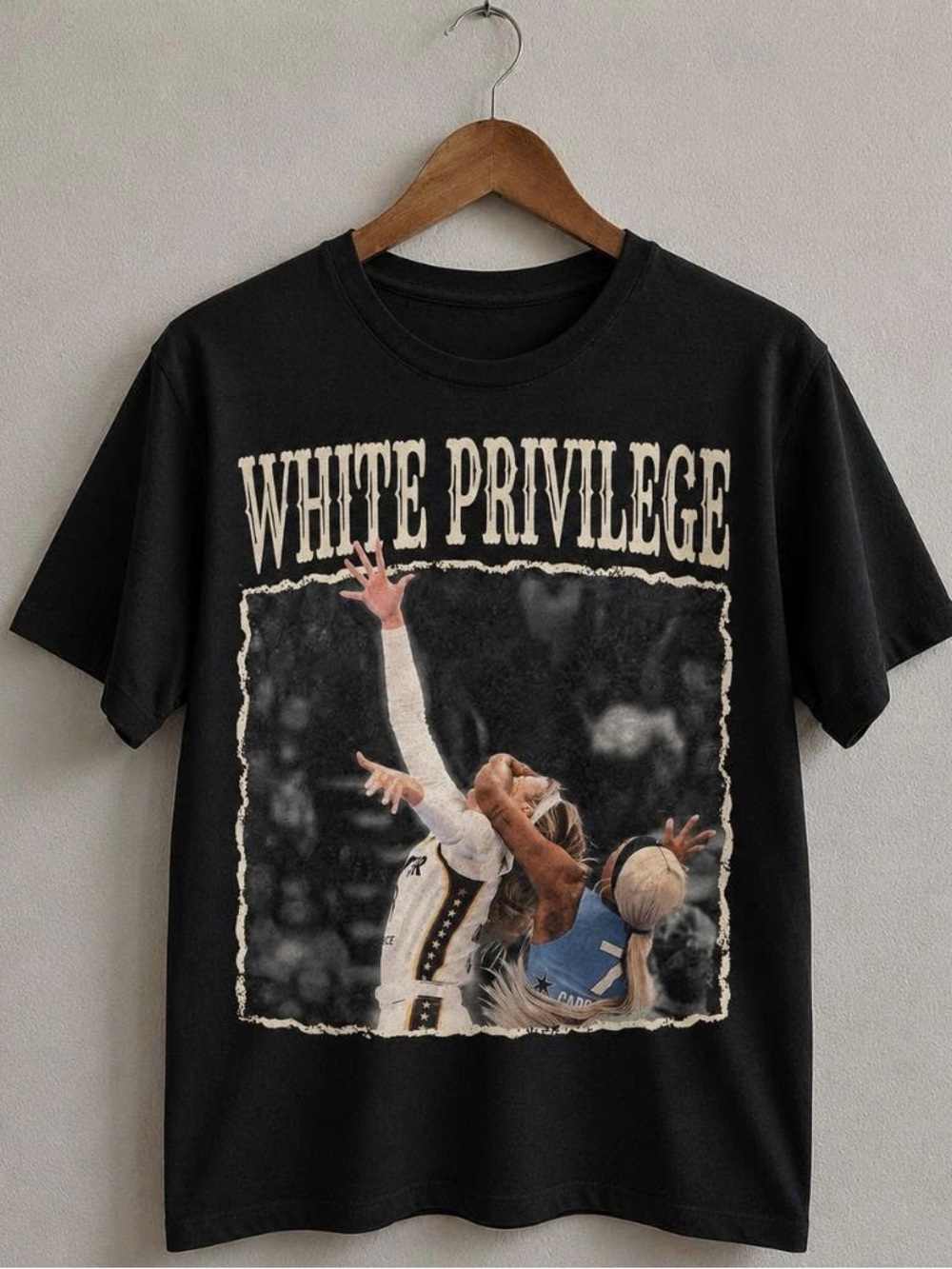 Sophie Cunningham White Privilege Shirt Vintage Graphic Tee Bootleg Basketball